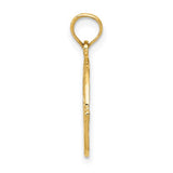 10 Karat Yellow Gold Claddagh Pendant