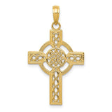 10 Karat Yellow Gold Celtic Cross