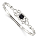 Sterling Silver Celtic Bangle Bracelet