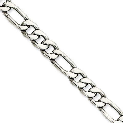 Gents Stainless Steel Figaro 20" Chain